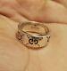 Size 9 Gucci Ghost Ring 925 silver Made in Italy GG Sterling Luxury Fashion