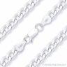 Solid 925 Sterling Silver Cuban Curb 5.5mm Link Italy-Made Men's Chain Necklace