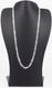 Solid 925 Sterling Silver Figaro Chain Necklace 7.8mm, 20 Long Made In Italy