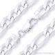 Solid Italy. 925 Sterling Silver Figaro Link 13mm Men's Italian Chain Necklace