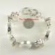 Solid Sterling Silver. 925 Made with Biwa Pearls & Cubic Zirconia Bracelet TPJ
