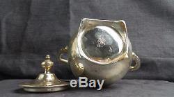 Solid Sterling Silver Antique Tea and Coffee Set with Tray Mexican made Set
