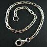 Solid Sterling Silver Heavy Box Necklace Chain (All Sizes) Made In Italy