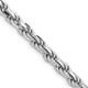 Solid Sterling Silver Italian Rope Chain Mens 925 Necklace 2.5mm Made In Italy