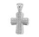 Solid Sterling Silver, Wide Wheat Cross, 1.6, 24 Chain, US Made, Boxed