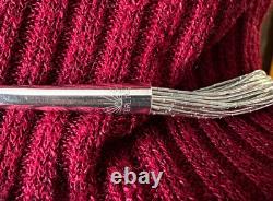 Southwestern Liquid Sterling Silver Tubes Heishi Necklace 30 Strands 24 NEW