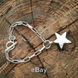 Star Bracelet Hand Made In London Solid Silver Unique Personalised Greenwich Se1