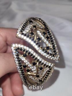 Statement Bold Custom Made Gemstone. 925 Sterling Silver Bracelets