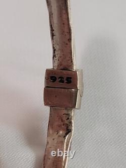 Statement Bold Custom Made Gemstone. 925 Sterling Silver Bracelets