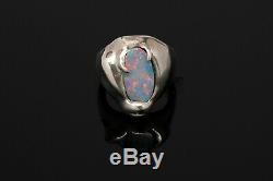Sterling Men's Opal Ring made in Taxco