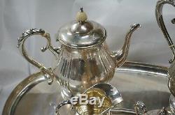 Sterling Serving Tea Service The Kalo Shop Hand Made Early 20th Century