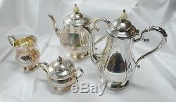 Sterling Serving Tea Service The Kalo Shop Hand Made Early 20th Century