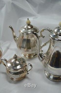 Sterling Serving Tea Service The Kalo Shop Hand Made Early 20th Century