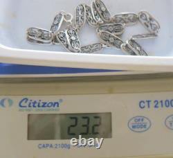 Sterling Silver 18 INCH Hand Made Pendent/chain 23.3gr