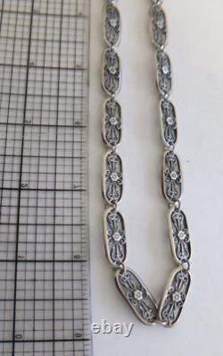 Sterling Silver 18 INCH Hand Made Pendent/chain 23.3gr