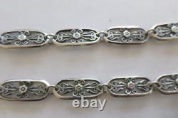Sterling Silver 18 INCH Hand Made Pendent/chain 23.3gr