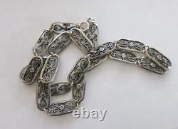 Sterling Silver 18 INCH Hand Made Pendent/chain 23.3gr