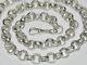 Sterling Silver 30 inch Heavy Chunky Belcher Chain UK Made Solid 925 Silver