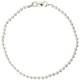 Sterling Silver 3mm Polished Bead Ball Chain Necklace or Bracelet, Made in Italy