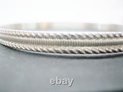 Sterling Silver 925 Bangle, Variety Of Sizes Made In U. S. A. Shantpeter Brand