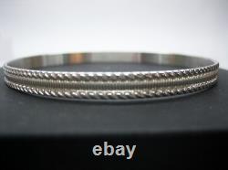 Sterling Silver 925 Bangle, Variety Of Sizes Made In U. S. A. Shantpeter Brand