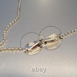 Sterling Silver 925 Charm Necklace Birthstone Made In Italy Approx 22