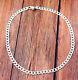 Sterling Silver 925 Cuban Curb Link Necklace Made in Italy Unisex 24 inches