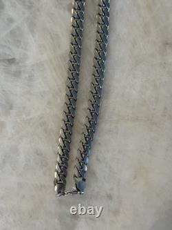Sterling Silver 925 Cuban Link Hand Made Chain Necklace 22 PURE SILVER IS HOT