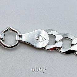 Sterling Silver 925 Fígaro Chain Necklace Made In Italy 4.6mm 20 Inches, 10.34g