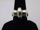 Sterling Silver 925 Half Round Top Solid Made Design Ring