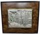 Sterling Silver 925 Vintage Made in Italy Framed Engraved Landscape Collectible