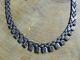 Sterling Silver. 925 Weave Link Necklace 17 made in Italy
