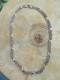 Sterling Silver. 925 X design Chain Necklace 16.5 made in Italy