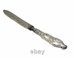 Sterling Silver Antique Knife- Made in Birmingham c. 1899-1900