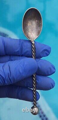 Sterling Silver Antique Small Spoon Made In Holland 90