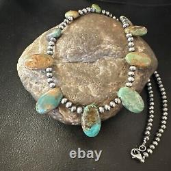 Sterling Silver Beads Royston Turquoise 20 Necklace 18855