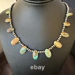 Sterling Silver Beads Royston Turquoise 20 Necklace 18855