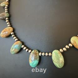 Sterling Silver Beads Royston Turquoise 20 Necklace 18855