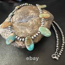 Sterling Silver Beads Royston Turquoise 20 Necklace 18855