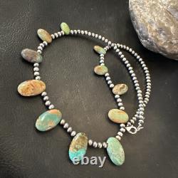 Sterling Silver Beads Royston Turquoise 20 Necklace 18855