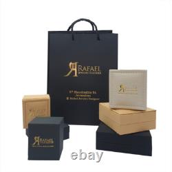 Sterling Silver Blue Green King Solomon Eilat Stone Cufflinks Made in Israel