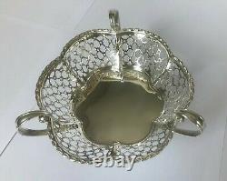 Sterling Silver Bonbon Dish Made by Synyer & Beddoes in 1910