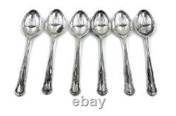 Sterling Silver Boxed Mocka Tea Spoons (6) Hardy Bros made in England