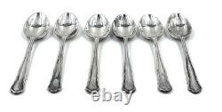 Sterling Silver Boxed Mocka Tea Spoons (6) Hardy Bros made in England