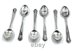 Sterling Silver Boxed Mocka Tea Spoons (6) Hardy Bros made in England