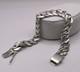 Sterling Silver Brushed Cuban Link USA Made Bracelet (51.6gr)
