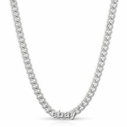 Sterling Silver CURB Chain Made in Italy, Solid 925 Silver Curb Chain Necklace
