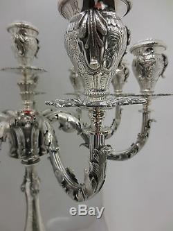 Sterling Silver Candelabra Stunning Made In Italy 10 Branch