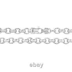 Sterling Silver Cast Belcher Chain British Made 925 Hallmarked 22 Weight 57 g