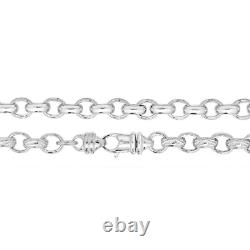Sterling Silver Cast Belcher Chain British Made 925 Hallmarked 22 Weight 57 g